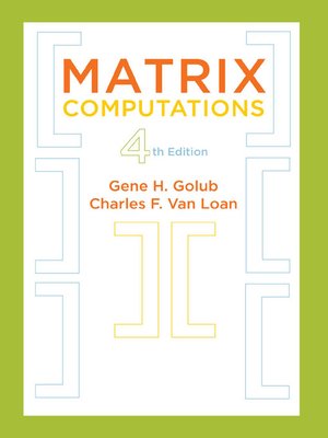 cover image of Matrix Computations